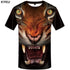 Kyku marca 3d camiseta animal leão camisa 3d t camisa dos homens engraçado t camisas roupas dos homens casual de fitness teetop tigre tshirt