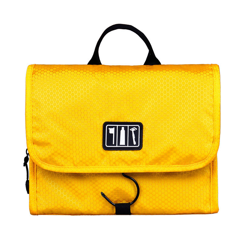 BAGSMART Bolsa de higiene pessoal para viagem à prova d'água com cabide Organizador de embalagem de cosméticos Bolsa de lavagem Bolsa de maquiagem Embale sua mala de bagagem