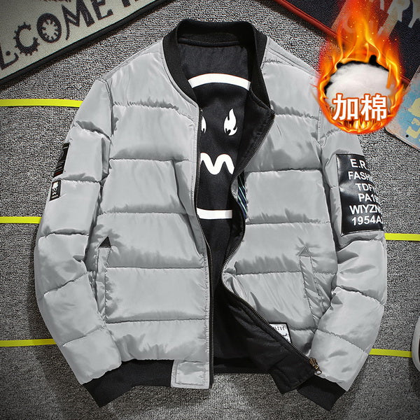 Grandwish Bomber Jacket Men Pilot with Patches Green Both Side Wear Thin Pilot Bomber Jacket Men Wind Breaker Jacket Men,DA113