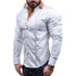 Men's Casual Shirts 2017 Brand Long Sleeve Shirts Slim Fit White Dress Shirt Stitching Clothing Camisa Masculina Big Size M-XXXL
