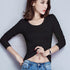 New T Shirt Women Long Sleeve Winter Tops Fashion 2018 T-shirts For Women Thermal Underwear Female T-shirt Camisas Femininas