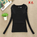 New T Shirt Women Long Sleeve Winter Tops Fashion 2018 T-shirts For Women Thermal Underwear Female T-shirt Camisas Femininas
