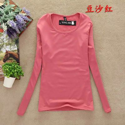 New T Shirt Women Long Sleeve Winter Tops Fashion 2018 T-shirts For Women Thermal Underwear Female T-shirt Camisas Femininas