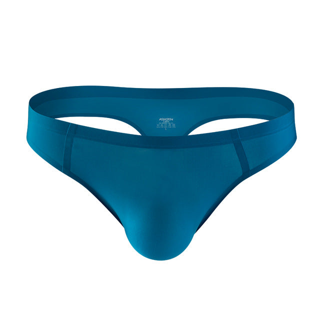 Gay Penis Jockstrap G String Penis Pouch Thong Bulge Male Underwear Solid Seamless Transparent Lingerie String Homme
