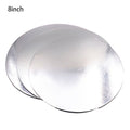 Round Gold Sliver Cake Board For Presenting Decorated Cakes Moving Plate Turntables Baking Tools 8inch 10inch