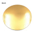 Placa de bolo redonda dourada, para apresentar bolos decorados, placa giratória, ferramentas de cozimento, 8 polegadas, 10 polegadas