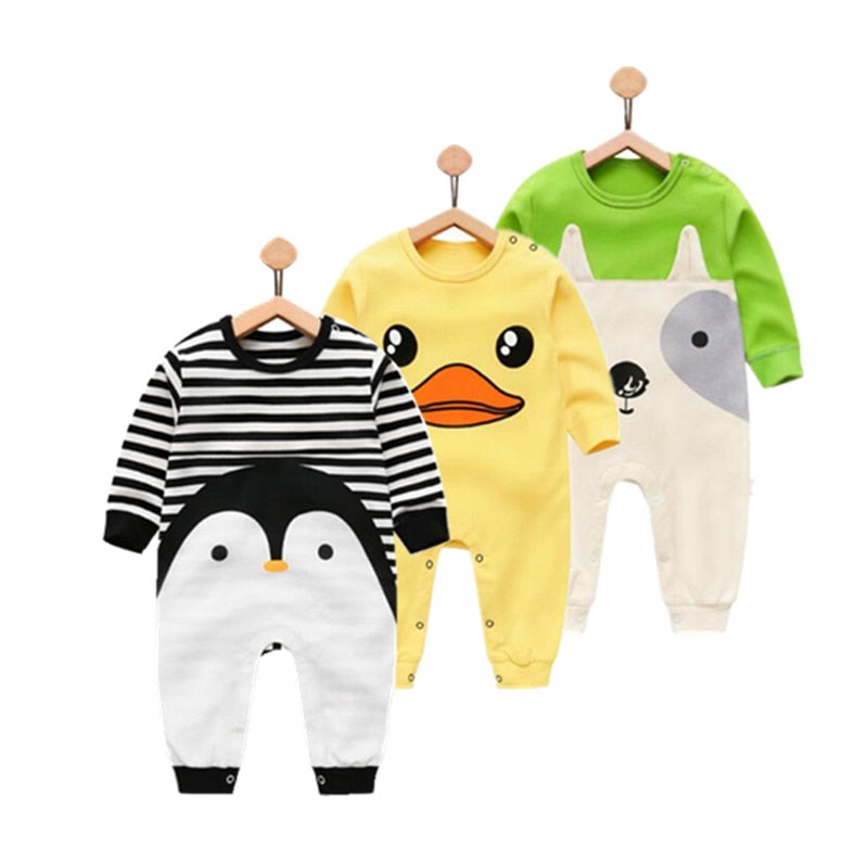 Orangemom 2018 bebê recém-nascido menina menino usar roupas infantis de algodão puro, moda bebê menino roupas crianças macacão 100% algodão corpo