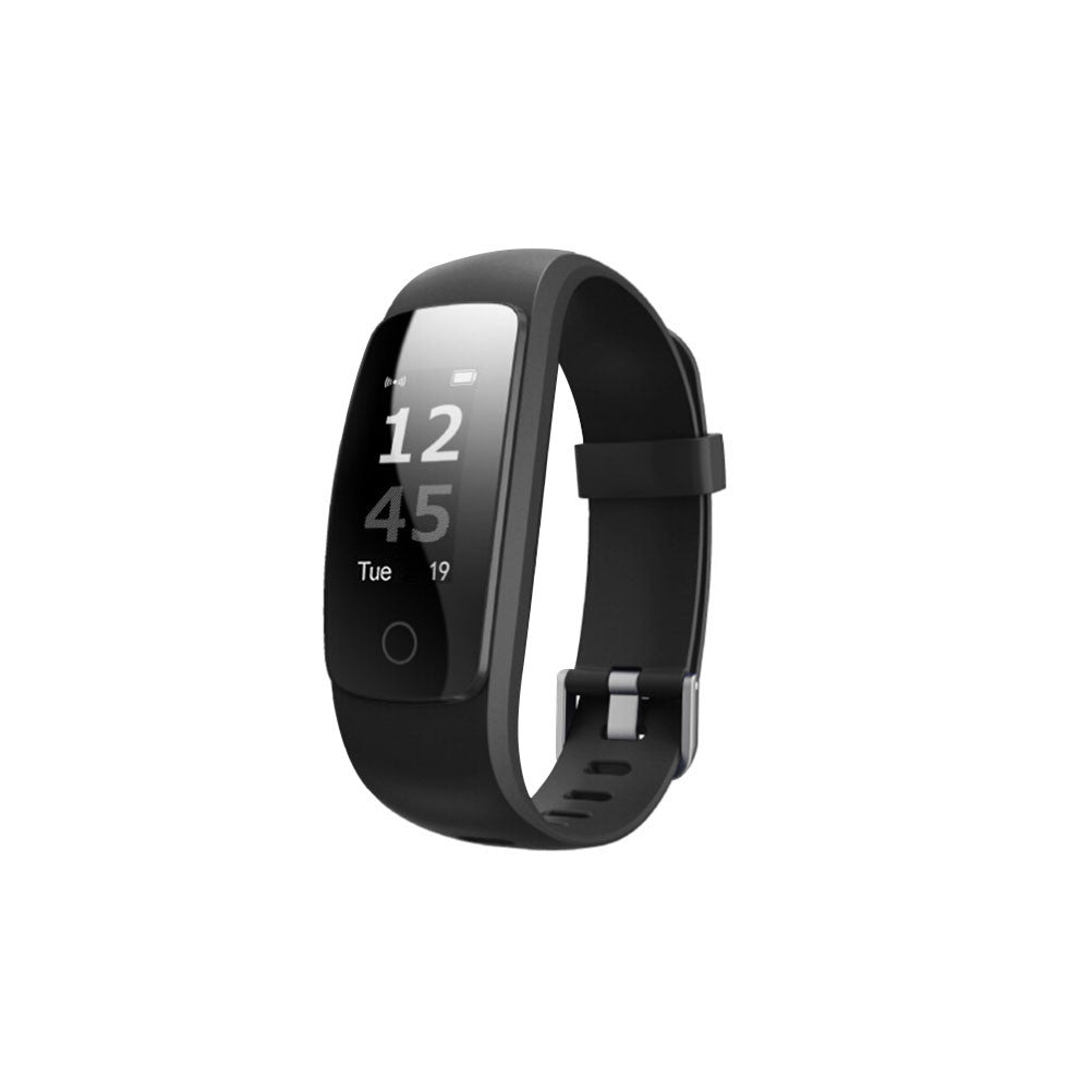ID107Plus جهاز تعقب اللياقة البدنية HR مع مراقب معدل ضربات القلب على المعصم IP68 سوار ذكي مقاوم للماء مع متتبع الخطوات ومراقبة النوم وعداد السعرات الحرارية وعداد الخطى لأجهزة Android وiOS