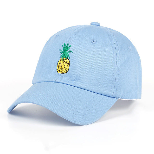VORON masculino feminino abacaxi pai chapéu boné de beisebol estilo polo não construído moda unissex boné de pai chapéus