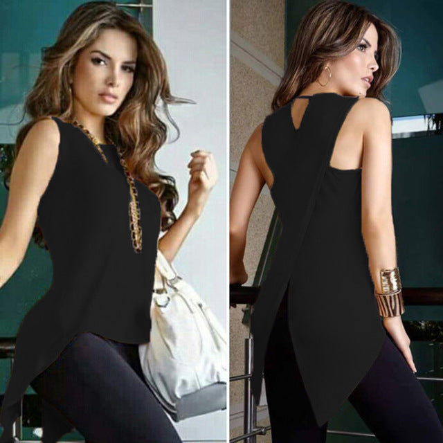 New Women Blouse Shirt Sexy Sleeveless Tops Tee Blusas Feminina Vintage Clothing Plus Size Harajuku Spring Summer Fashion