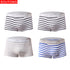 Soutong roupa interior masculina 4 pçs/lote roupa interior masculina boxers shorts de algodão cuecas boxer masculino listrado cueca boxer st32