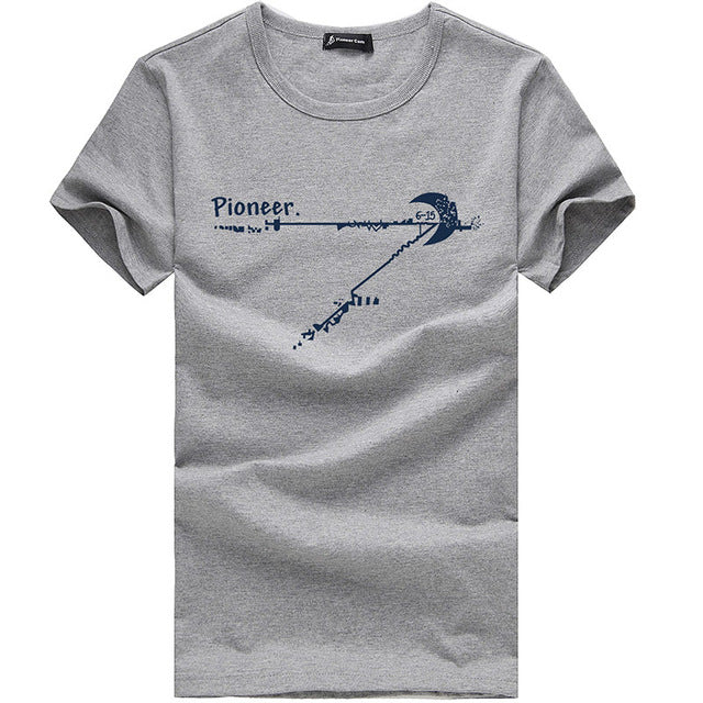 Pioneer Camp fashion summer short t shirt men brand clothing cotton comfortable male t-shirt print tshirt men clothing 522056