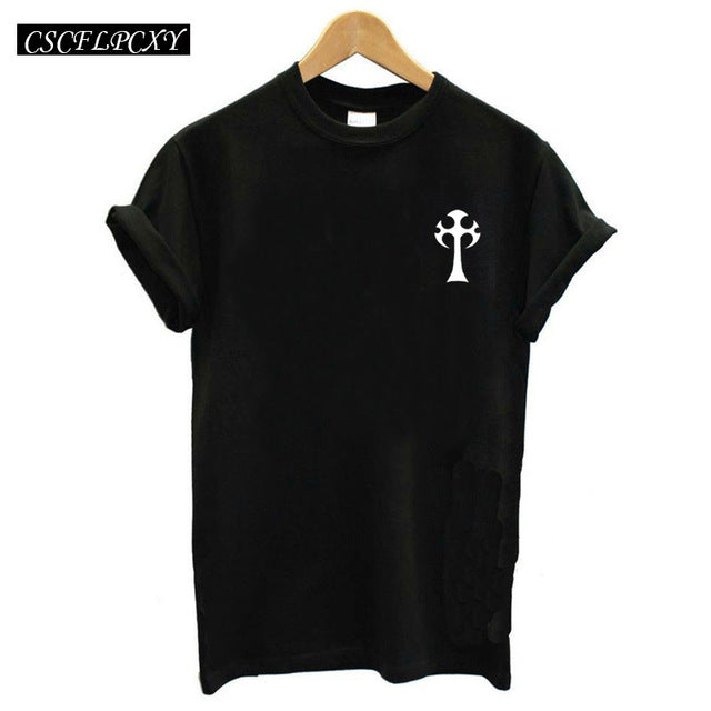Women T Shirts Street Fashion Slim Summer Black T Shirt Women 2017 New Planet Print Casual Slim Women Tops T-Shirts Plus Size
