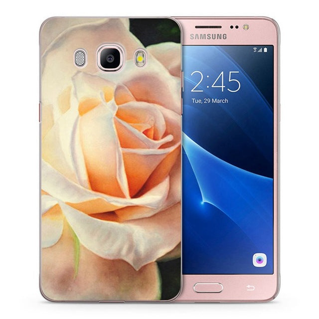 For Samsung Galaxy A3 A5 2016 2015 2017 prime J1 J2 J3 J5 J7  G530H S8/plus Note 8 TPU Soft Landscape Flora Painted Case C061