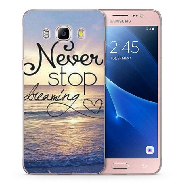 For Samsung Galaxy A3 A5 2016 2015 2017 prime J1 J2 J3 J5 J7  G530H S8/plus Note 8 TPU Soft Landscape Flora Painted Case C061