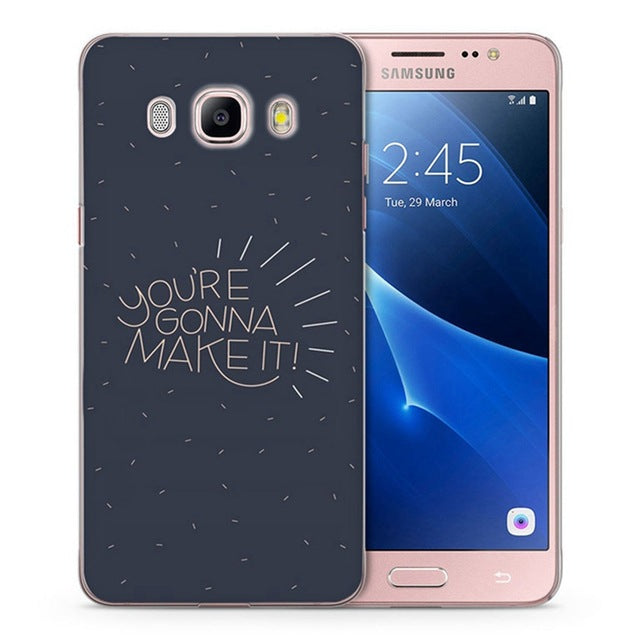 For Samsung Galaxy A3 A5 2016 2015 2017 prime J1 J2 J3 J5 J7  G530H S8/plus Note 8 TPU Soft Landscape Flora Painted Case C061
