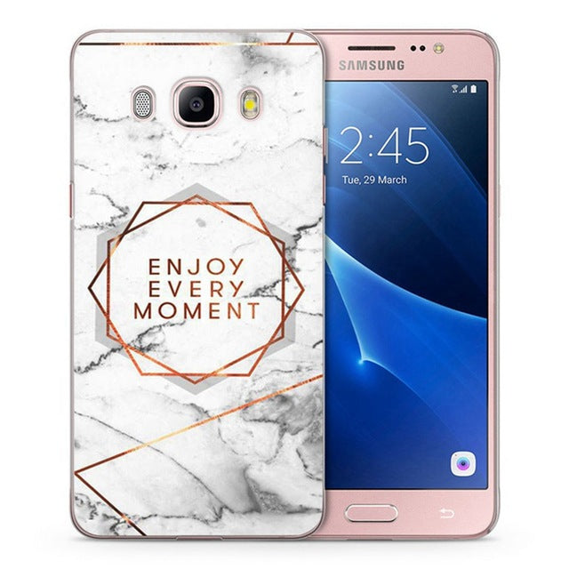 For Samsung Galaxy A3 A5 2016 2015 2017 prime J1 J2 J3 J5 J7  G530H S8/plus Note 8 TPU Soft Landscape Flora Painted Case C061