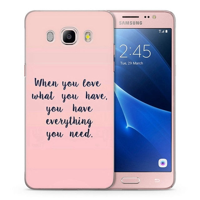 For Samsung Galaxy A3 A5 2016 2015 2017 prime J1 J2 J3 J5 J7  G530H S8/plus Note 8 TPU Soft Landscape Flora Painted Case C061