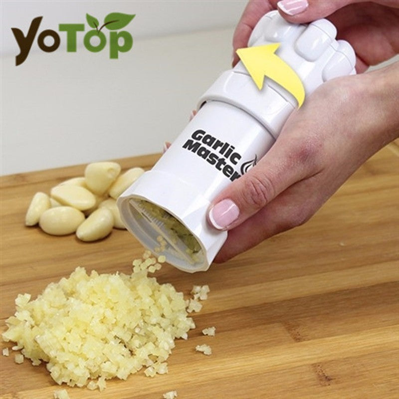YOTOP Garlic Presses Master - Minced Garlic in Seconds Garlic Press Chopper Garlic Mincer Crusher - Dishwasher Safe