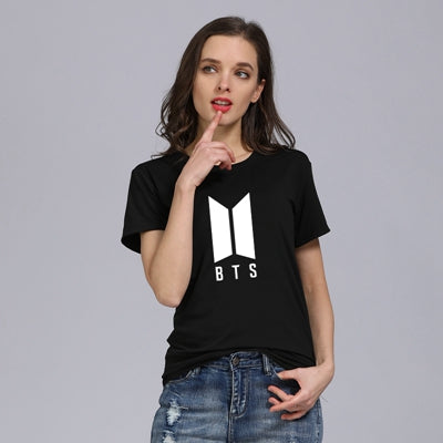Kpop bts bangtan meninos mulheres camisetas 2018 recém chegados verão manga curta bts camiseta feminina camiseta k-pop acessórios