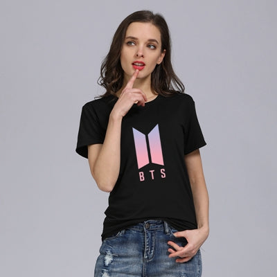 Kpop bts bangtan meninos mulheres camisetas 2018 recém chegados verão manga curta bts camiseta feminina camiseta k-pop acessórios