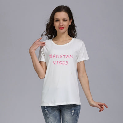 Kpop bts bangtan meninos mulheres camisetas 2018 recém chegados verão manga curta bts camiseta feminina camiseta k-pop acessórios