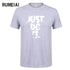 Rumeiai 2018 verão nova alta qualidade camisa masculina t casual manga curta o pescoço 100% algodão camiseta masculina marca branco preto camiseta