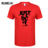 Rumeiai 2018 verão nova alta qualidade camisa masculina t casual manga curta o pescoço 100% algodão camiseta masculina marca branco preto camiseta