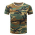 New Camouflage T-shirt Men Breathable Army Tactical Combat T Shirt Military Dry Camo Camp Tees Green