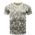 New Camouflage T-shirt Men Breathable Army Tactical Combat T Shirt Military Dry Camo Camp Tees Green