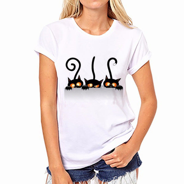 ZZSYKD Summer Leisure Harajuku Unicorn Print Women T-shirt Bts Style Unicornio O-neck Tshirt Tops Cute Licorne Women's T Shirts