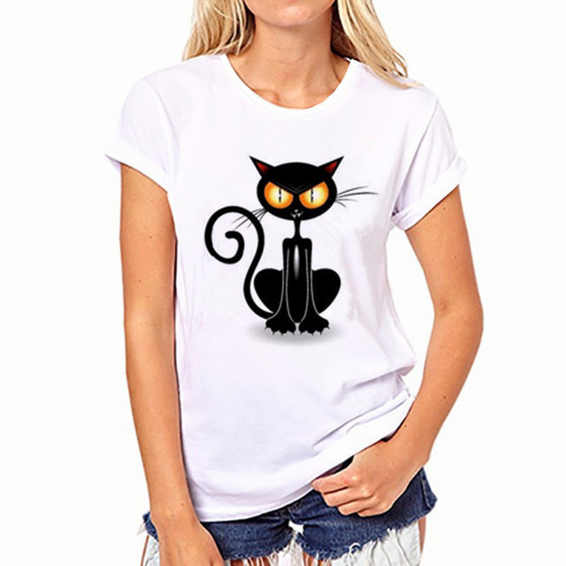 ZZSYKD Summer Leisure Harajuku Unicorn Print Women T-shirt Bts Style Unicornio O-neck Tshirt Tops Cute Licorne Women's T Shirts