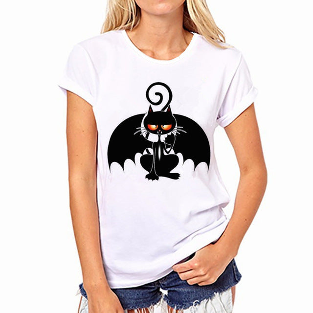 ZZSYKD Summer Leisure Harajuku Unicorn Print Women T-shirt Bts Style Unicornio O-neck Tshirt Tops Cute Licorne Women's T Shirts