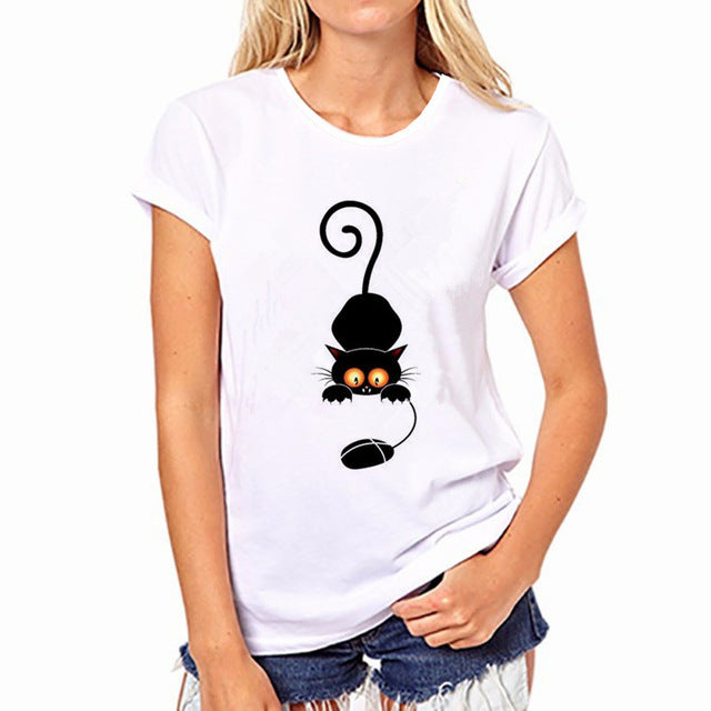 ZZSYKD Summer Leisure Harajuku Unicorn Print Women T-shirt Bts Style Unicornio O-neck Tshirt Tops Cute Licorne Women's T Shirts