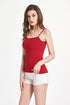 ZYSK Women Sexy Sleeveless Vest Tank Top Tee T-Shirt Knitting Camisole Camis Shirt Slim Cotton Fitness Tanks Tops Basic Clothing