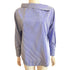 Mulheres Listrado Blusas Sexy Gola Skew Batwing Manga Comprida Solta Blusa Azul 2018 Mulheres Primavera Botão Camisa Casual Tops Bts Kpop