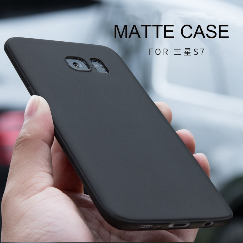 CAPSSICUM For Samsung S7 Soft TPU Matte case for Samsung Galaxy S7 Cases Thin Slim Flexible Back Cover Fashion Elegant