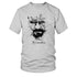 Camiseta masculina engraçada heisenberg de algodão de alta qualidade casual manga curta quebra impressão ruim camiseta masculina fashion legal para homens