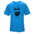 Camiseta masculina engraçada heisenberg de algodão de alta qualidade casual manga curta quebra impressão ruim camiseta masculina fashion legal para homens
