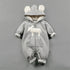ZOFZ Baby Boys Clothes Autumn Winter Clothing Warm Soft Romper Kids Cotton Hooded Romper Animal Printed Baby Girls Clothes