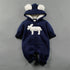ZOFZ Baby Boys Clothes Autumn Winter Clothing Warm Soft Romper Kids Cotton Hooded Romper Animal Printed Baby Girls Clothes