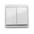 QIACHIP 433Mhz 220V 2CH Wireless Remote Control Switches Relay Receiver Module & 2CH Remote Controls Wall Panel RF Transmitter
