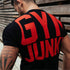 Men's Fashion T Shirt Men Crossfit Tops Summer Fitness Bodybuilding Clothes Muscle Male Shirts Cotton Slim Fit Tees