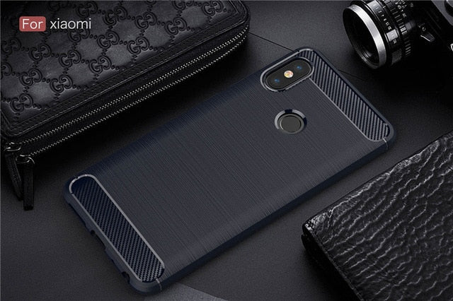 Redmi note 5 pro case 64gb silicone armadura amortecedor à prova de choque capa traseira robusta para xiaomi redmi note 5 pro global 5.99 polegadas