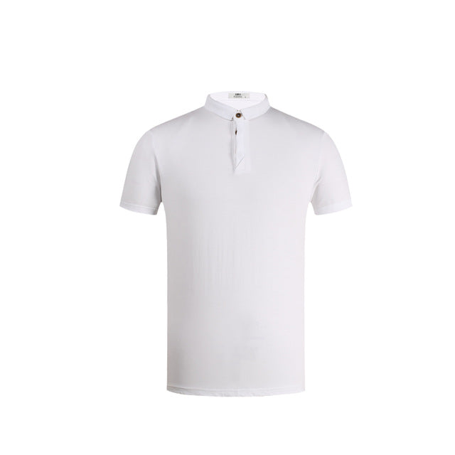 Enjeolon brand classic short sleeve polo shirt men solid cotton polo for men clothing 3 color solid casual polo shirt male T1686