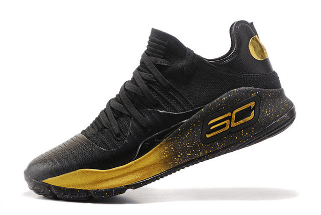 Under Armour UA Men Curry 4 Light Sport Basketball Tênis Ao Ar Livre Baixo Top Atlético Meias Exclusivas Design Sapatos de Amortecimento 40-46