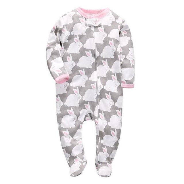 Orangemom Brand summer spring Baby Romper Long Sleeves 100% Cotton Baby Pajamas Cartoon Printed Newborn Baby Girls Boys Clothes