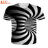 Alisister Vortex 3d T Shirt Men Women Whirlpool Print Funny Summer Top Hip Hop Streetwear Camisetas Hombre Tee Shirt Homme
