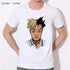 Men's Hip Hop Swag Raper Xxxtentacion Print T-shirt 2017 Summer Soft White Tee Shirt Homme Unisex Fashion Tops Tee Look AT ME