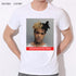 Men's Hip Hop Swag Raper Xxxtentacion Print T-shirt 2017 Summer Soft White Tee Shirt Homme Unisex Fashion Tops Tee Look AT ME
